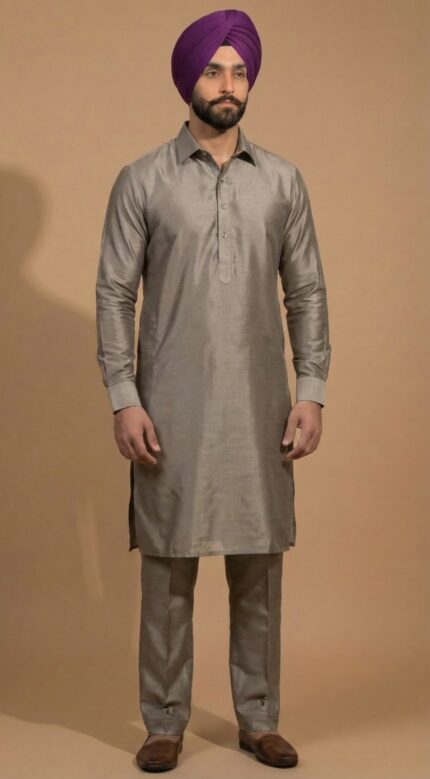 Greige (Grey + Beige) Kurta Pajama